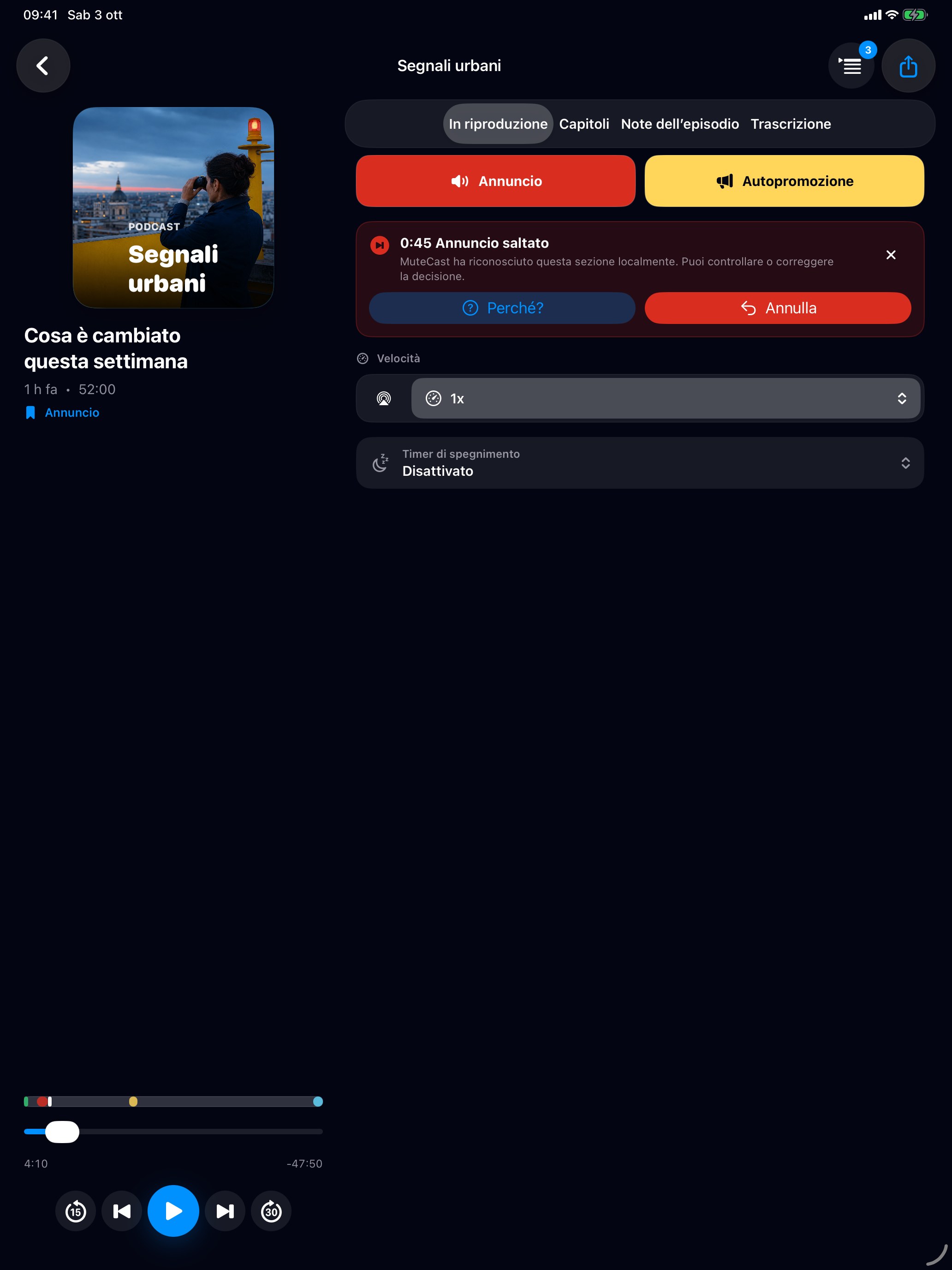 MuteCast ipados App Store screenshot 3