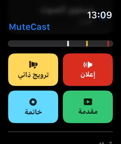 MuteCast Apple Watch screenshot 2: watch 46 controls