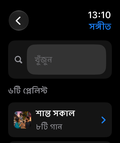 MuteCast Apple Watch screenshot 6: watch 46 music