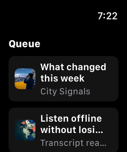 MuteCast watchos App Store screenshot 4
