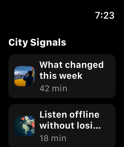 MuteCast watchos App Store screenshot 7