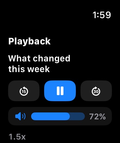 MuteCast watchos App Store screenshot 2