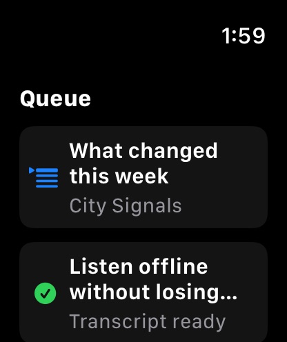 MuteCast watchos App Store screenshot 3