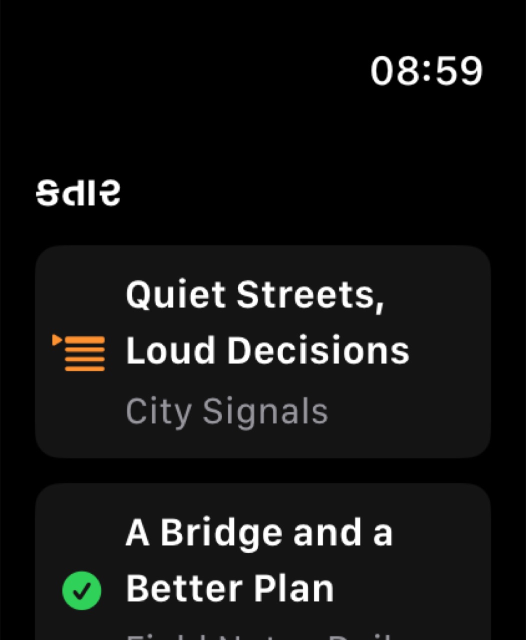 MuteCast watchos App Store screenshot 4