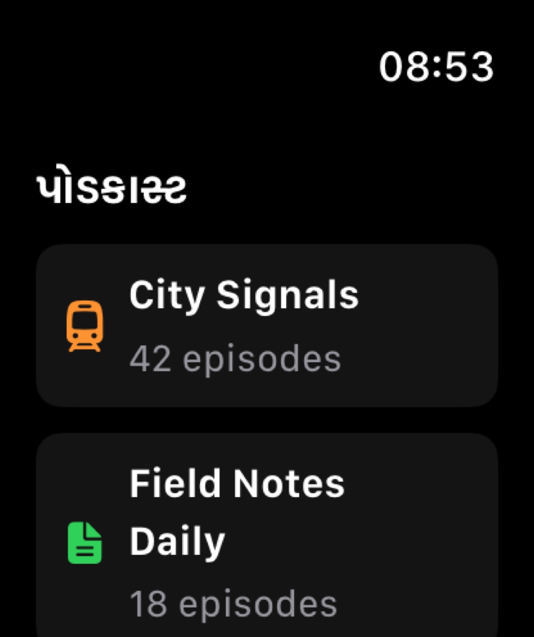 MuteCast watchos App Store screenshot 5