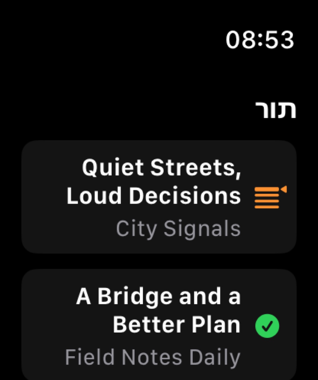 MuteCast watchos App Store screenshot 3