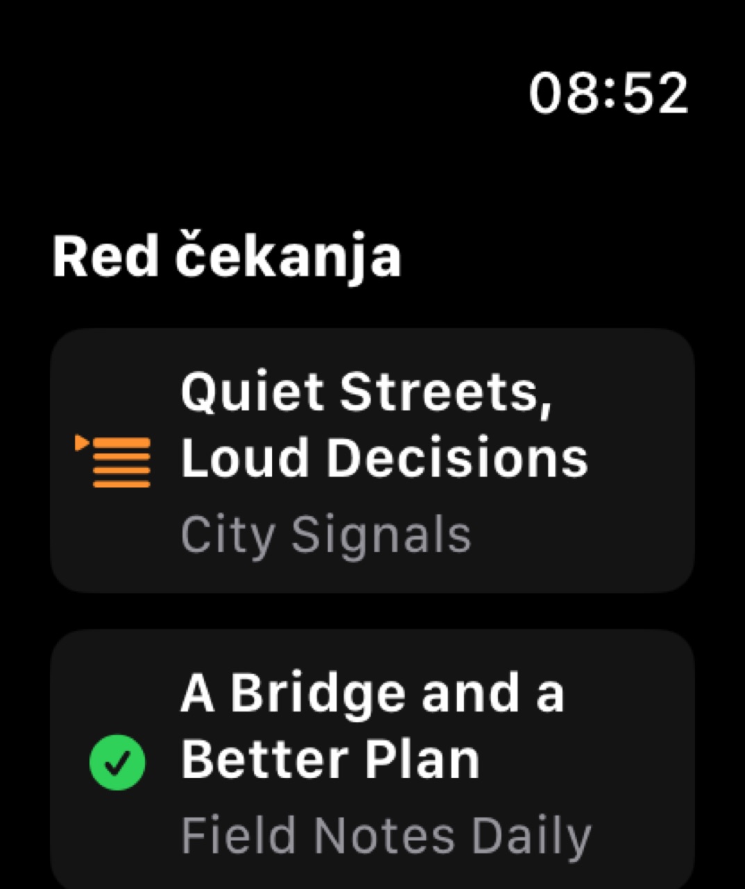 MuteCast watchos App Store screenshot 3