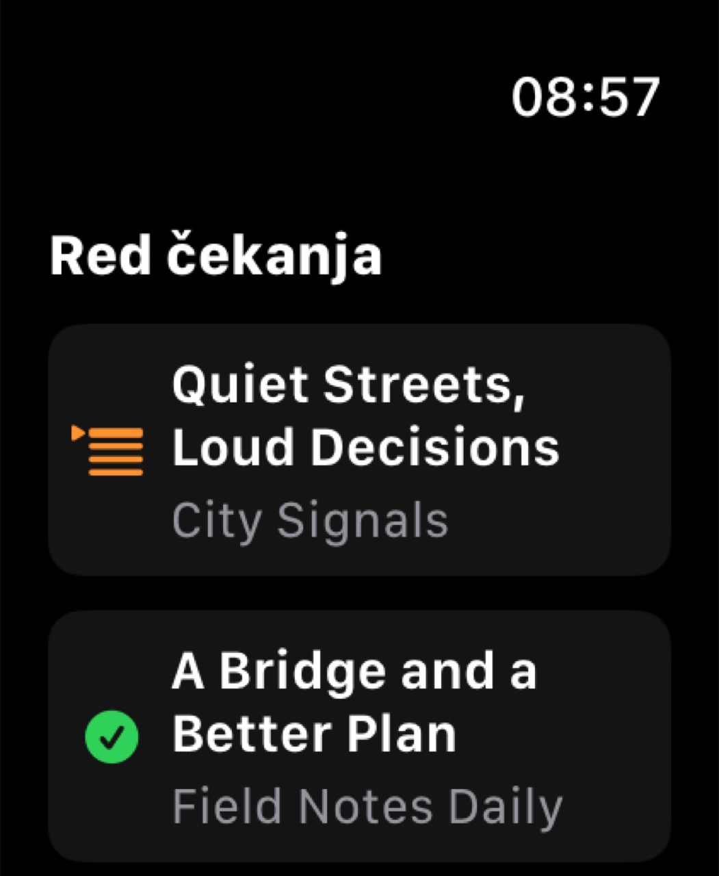 MuteCast watchos App Store screenshot 4