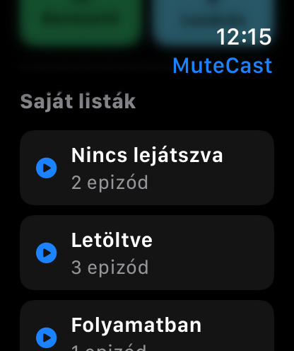MuteCast Apple Watch screenshot 5: watch 46 library