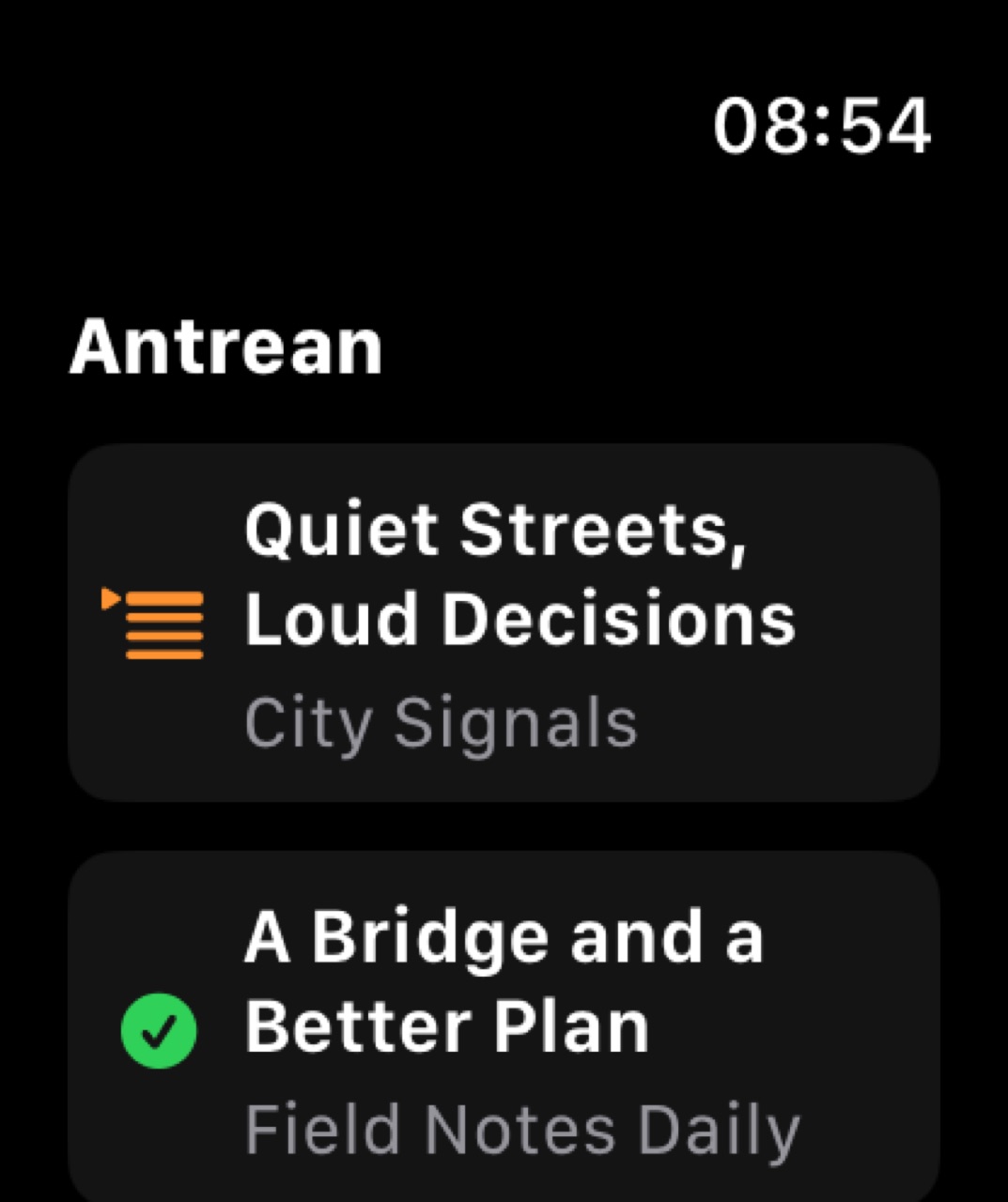 MuteCast watchos App Store screenshot 3