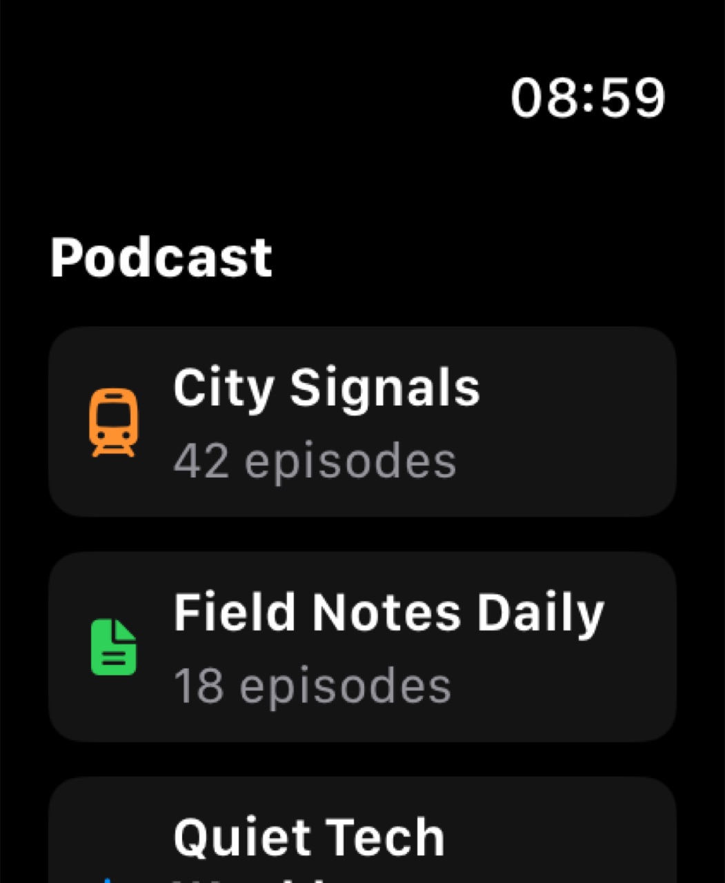 MuteCast watchos App Store screenshot 6