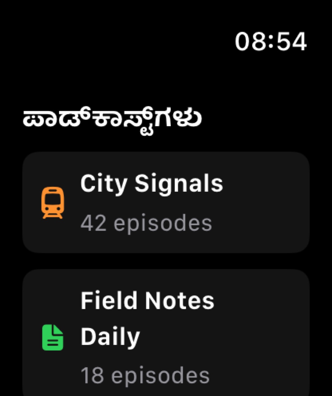 MuteCast watchos App Store screenshot 5