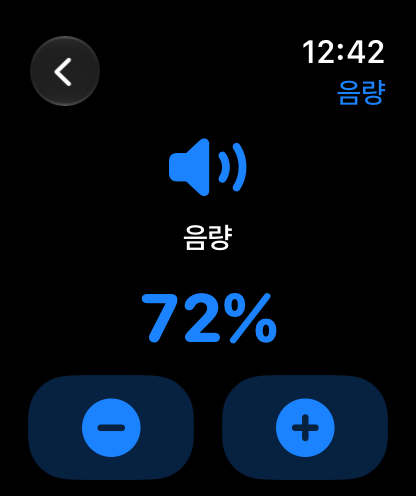 MuteCast Apple Watch screenshot 3: watch 46 volume