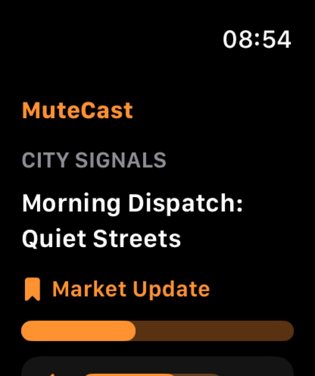 MuteCast watchos App Store screenshot 1