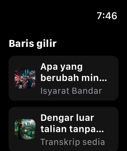 MuteCast watchos App Store screenshot 4