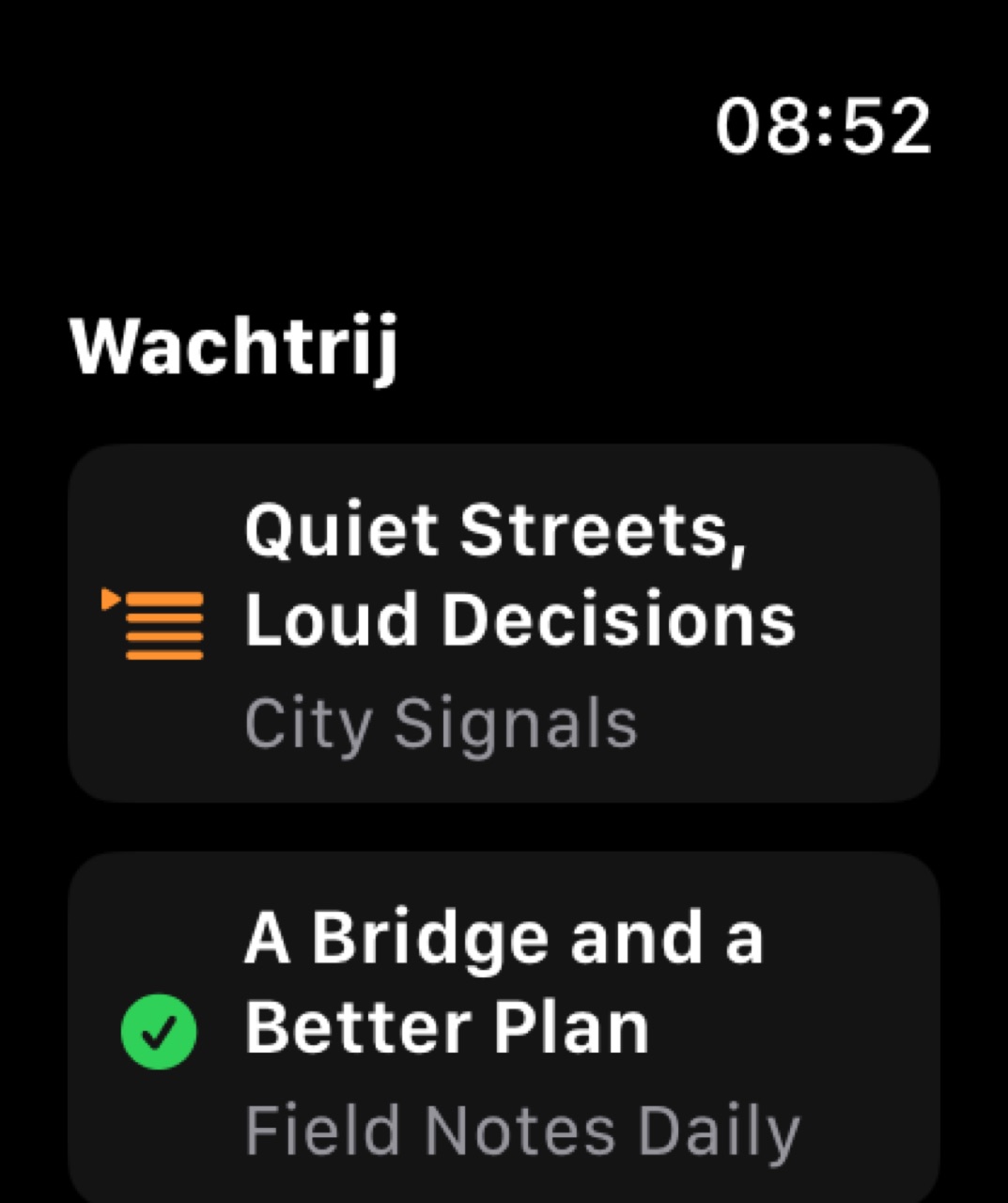 MuteCast watchos App Store screenshot 3