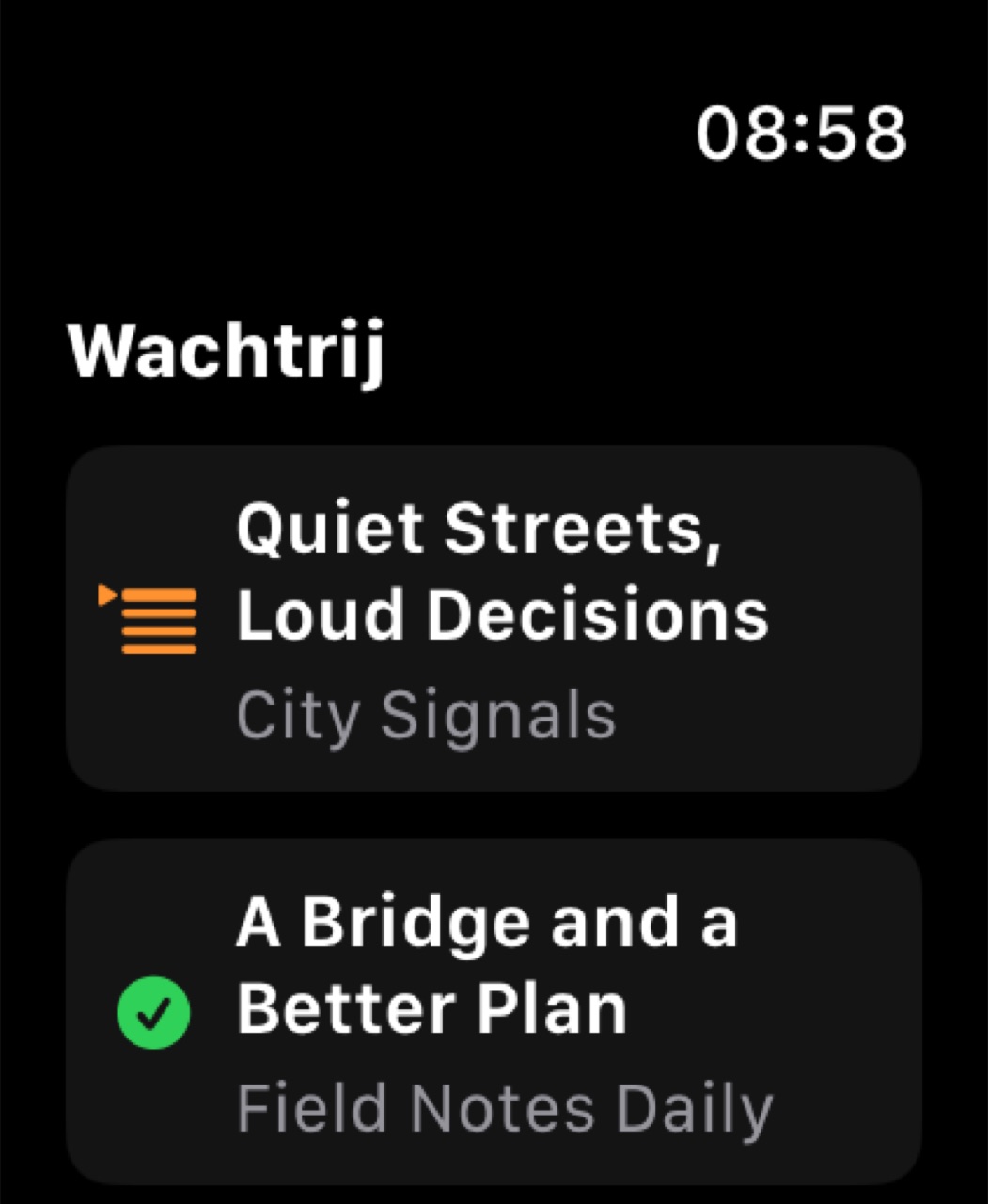 MuteCast watchos App Store screenshot 4