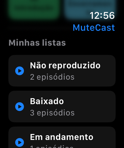 MuteCast Apple Watch screenshot 5: watch 46 library