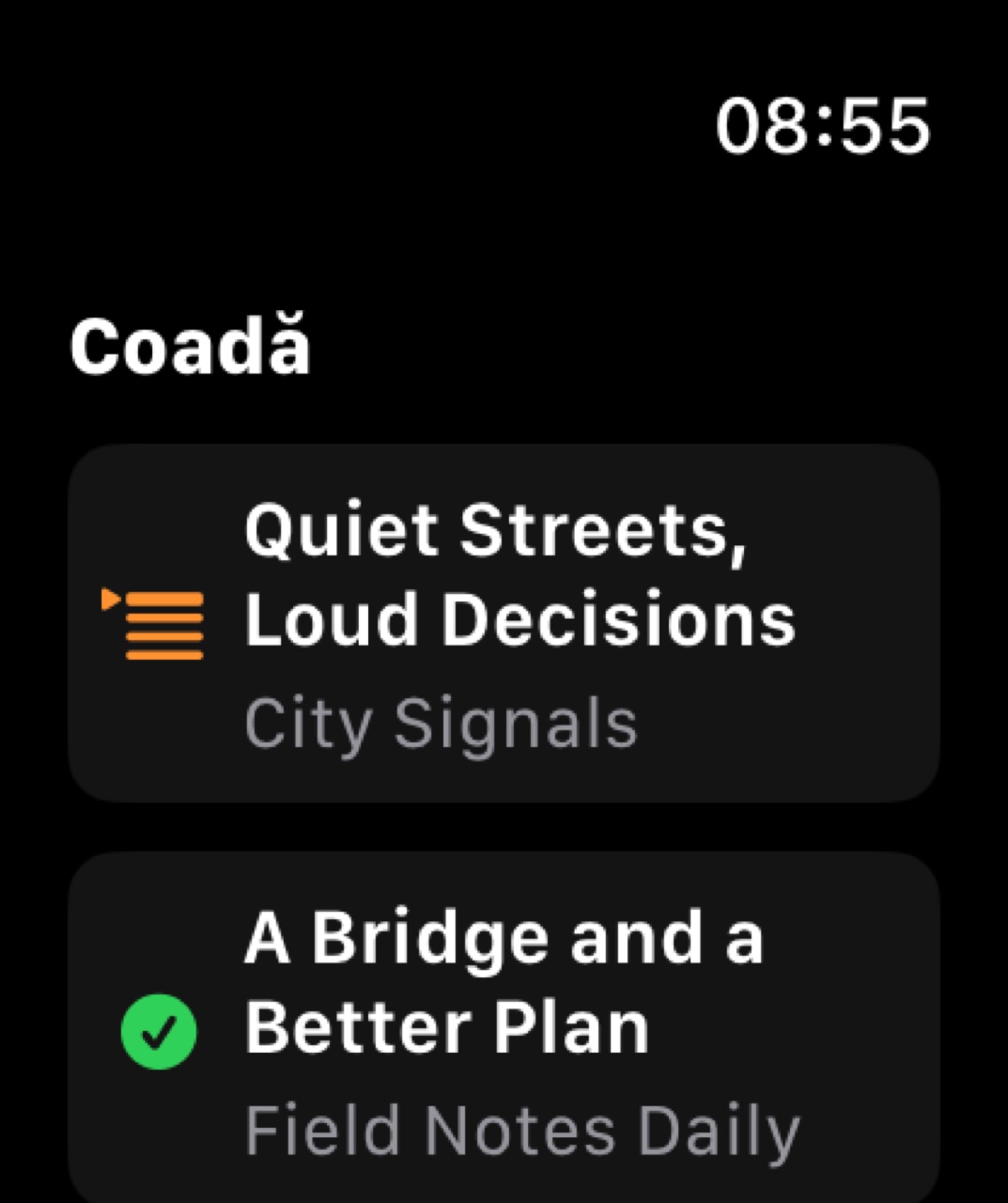 MuteCast watchos App Store screenshot 3