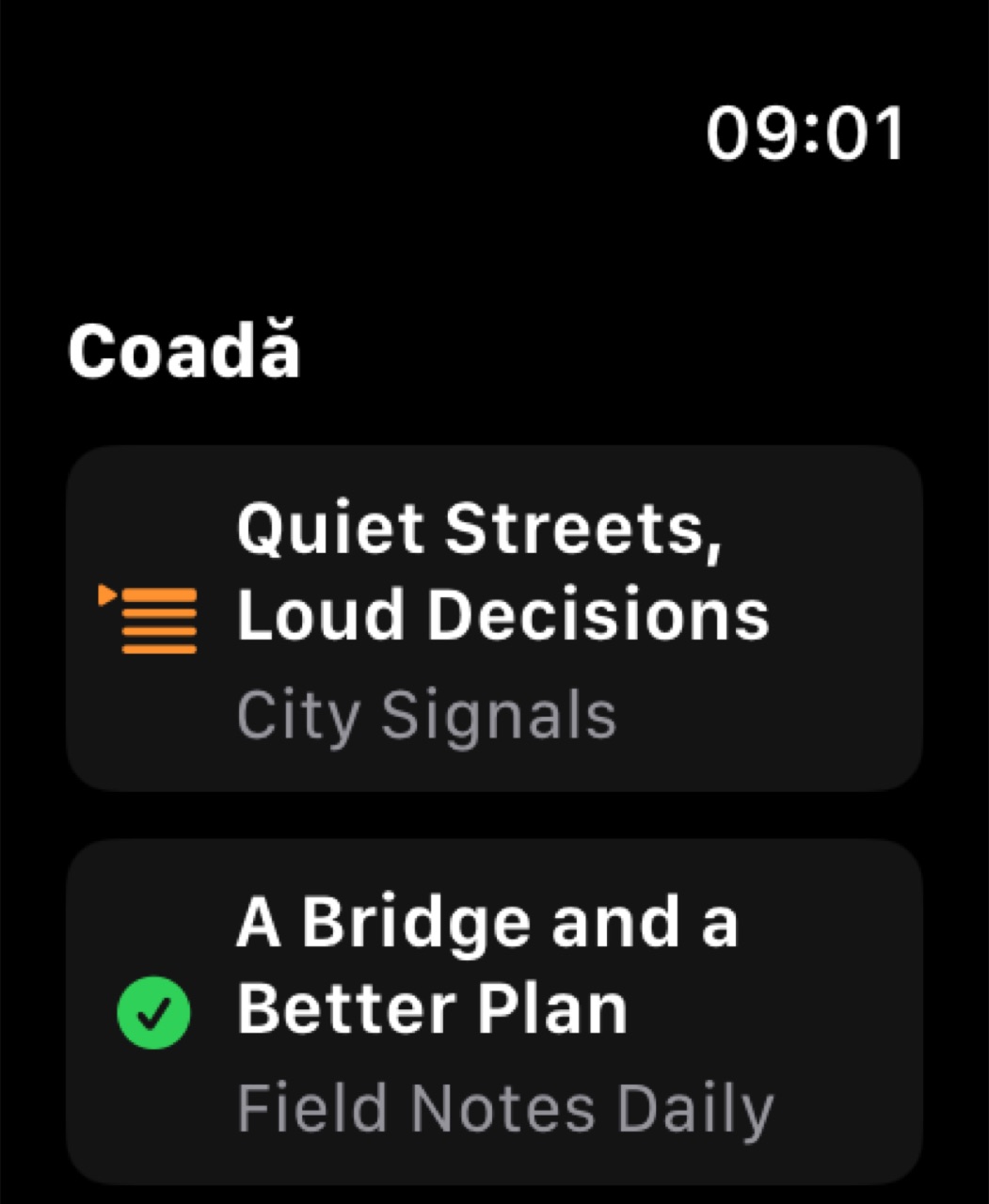 MuteCast watchos App Store screenshot 4