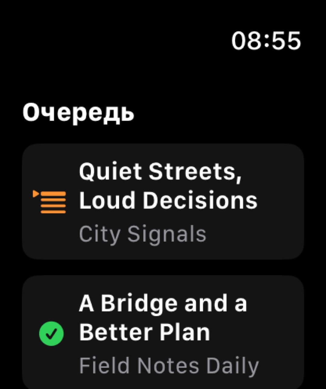 MuteCast watchos App Store screenshot 3
