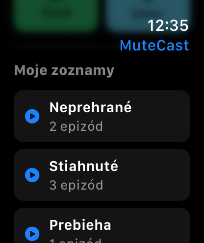 MuteCast Apple Watch screenshot 5: watch 46 library