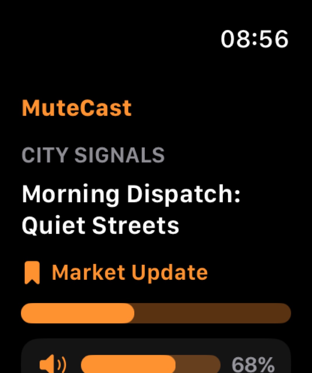 MuteCast watchos App Store screenshot 1