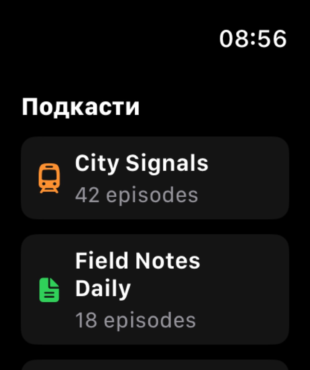 MuteCast watchos App Store screenshot 5