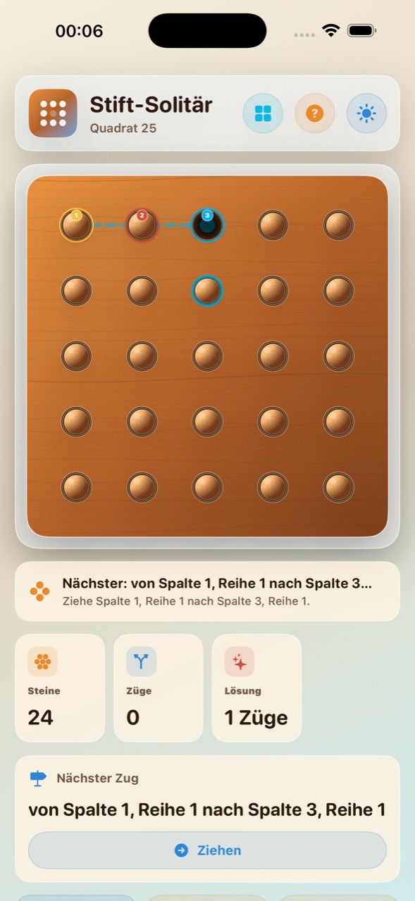 Wood Peg Solitaire ios App Store screenshot 8