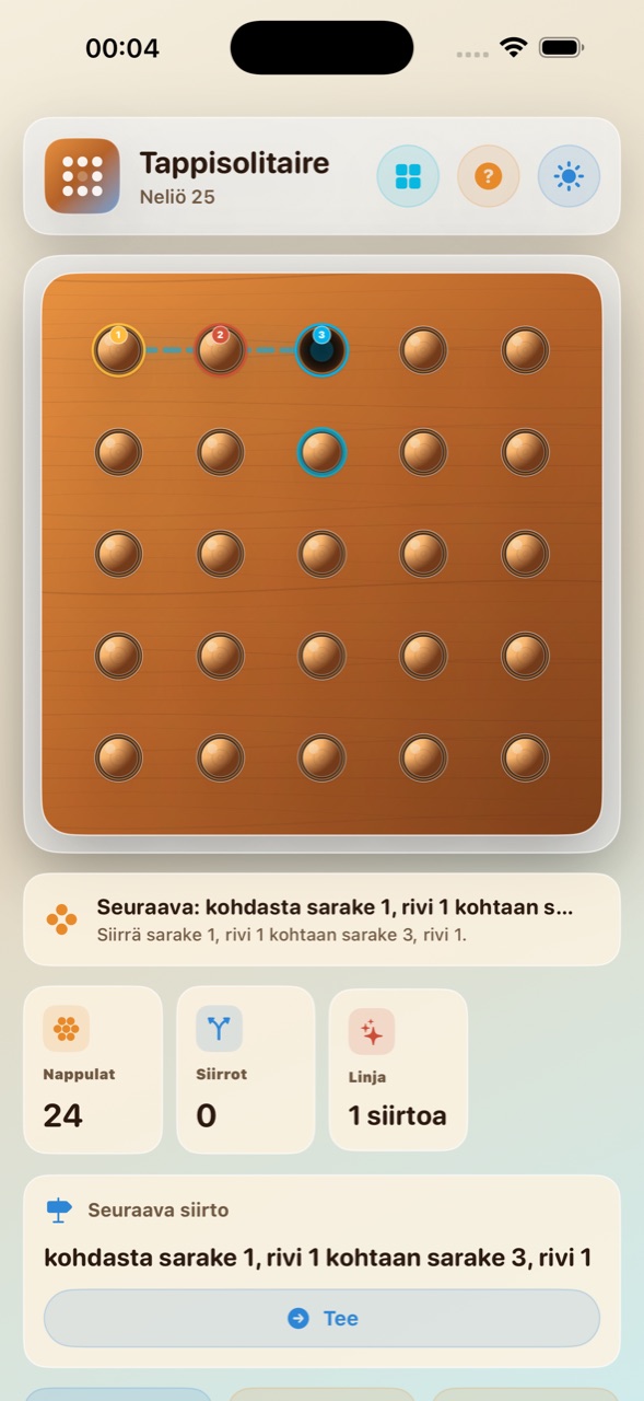 Wood Peg Solitaire ios App Store screenshot 8