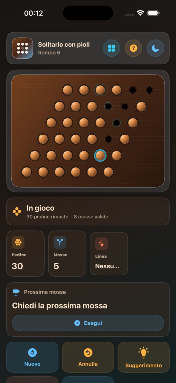 Wood Peg Solitaire ios App Store screenshot 5