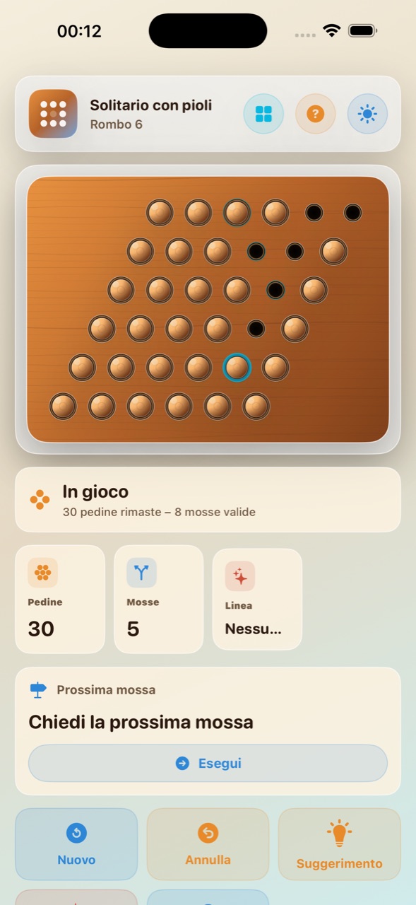Wood Peg Solitaire ios App Store screenshot 6