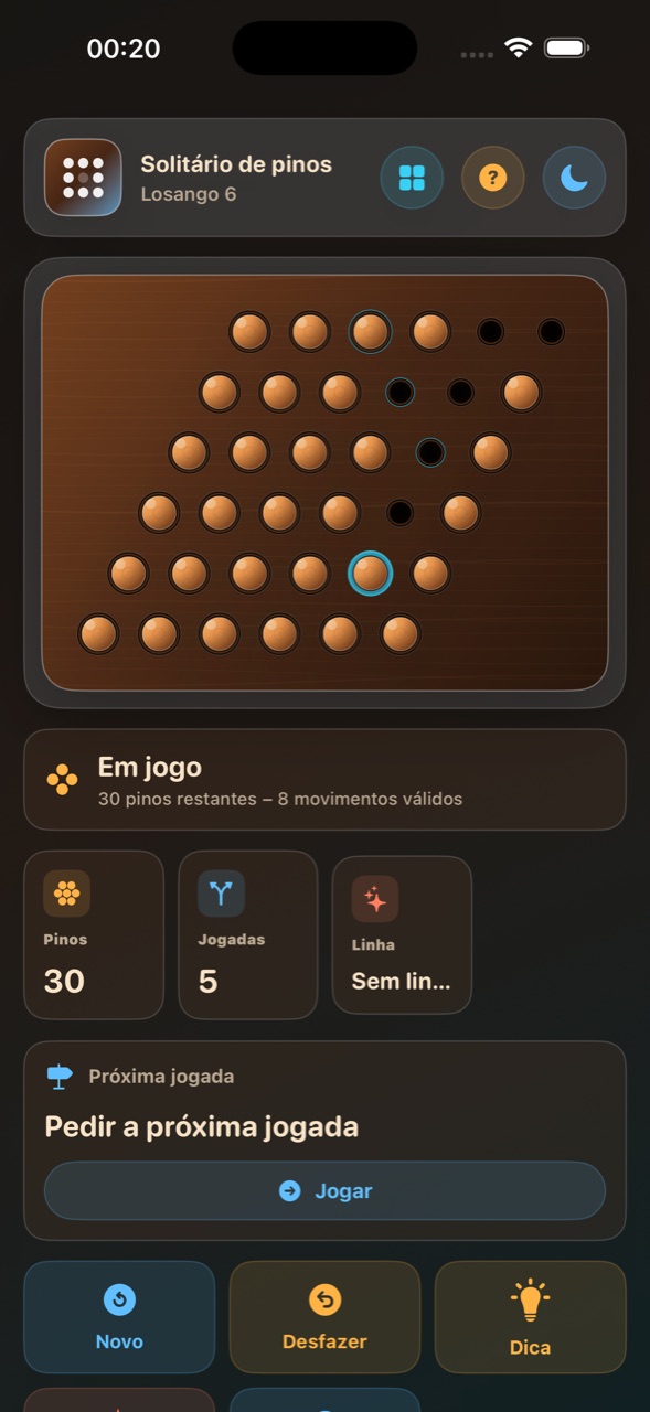 Wood Peg Solitaire ios App Store screenshot 5