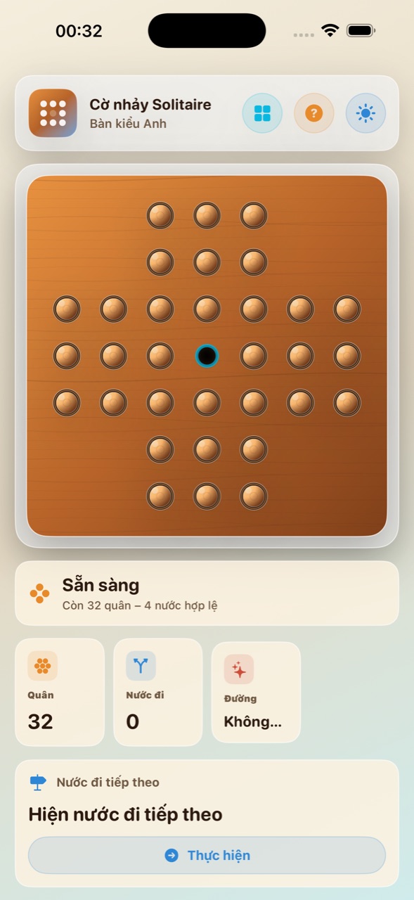 Wood Peg Solitaire ios App Store screenshot 2