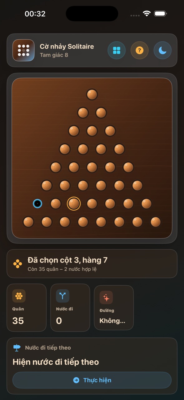 Wood Peg Solitaire ios App Store screenshot 3