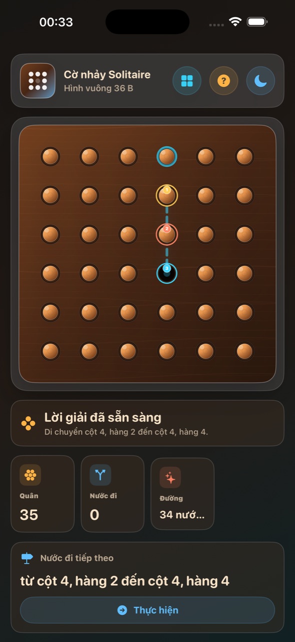 Wood Peg Solitaire ios App Store screenshot 9