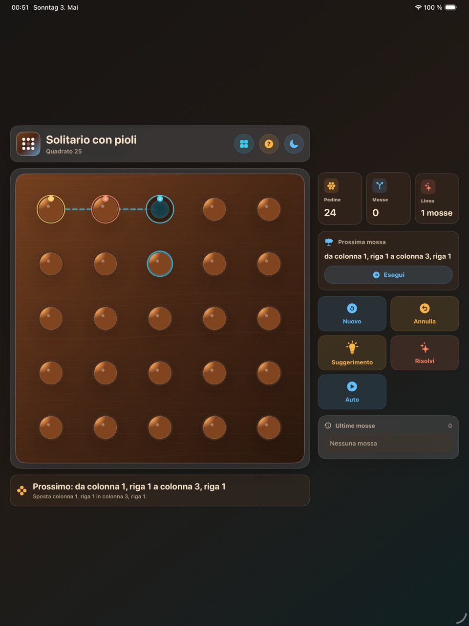 Wood Peg Solitaire ipados App Store screenshot 7