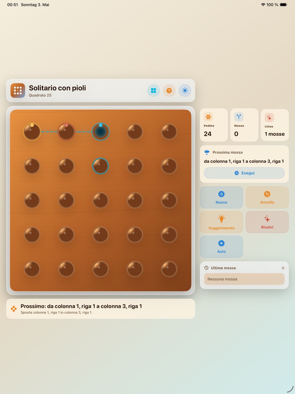 Wood Peg Solitaire ipados App Store screenshot 8