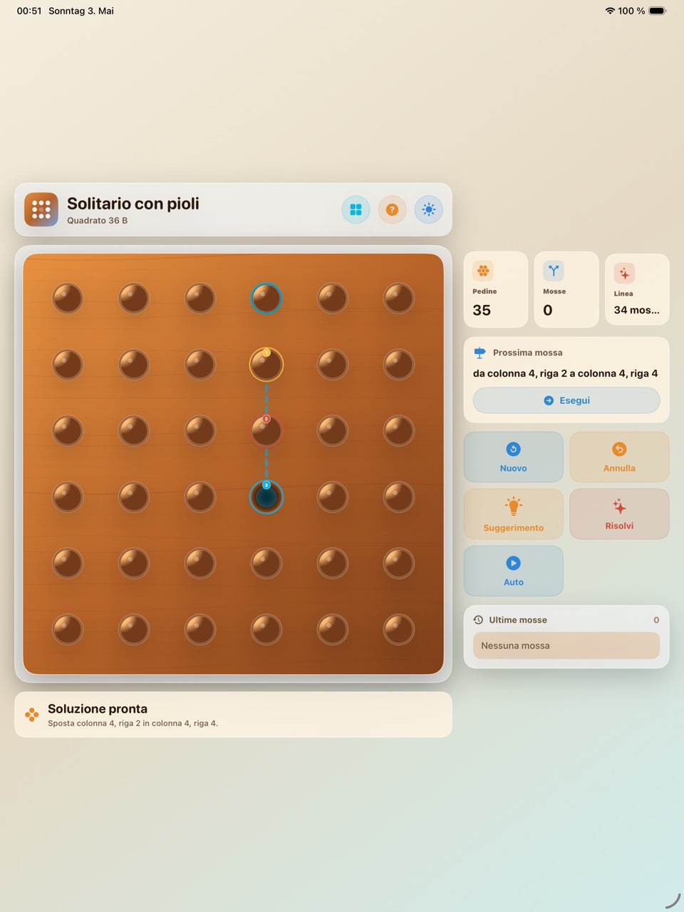 Wood Peg Solitaire ipados App Store screenshot 10
