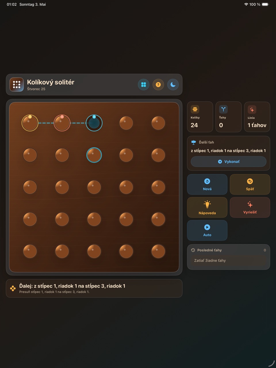 Wood Peg Solitaire ipados App Store screenshot 7