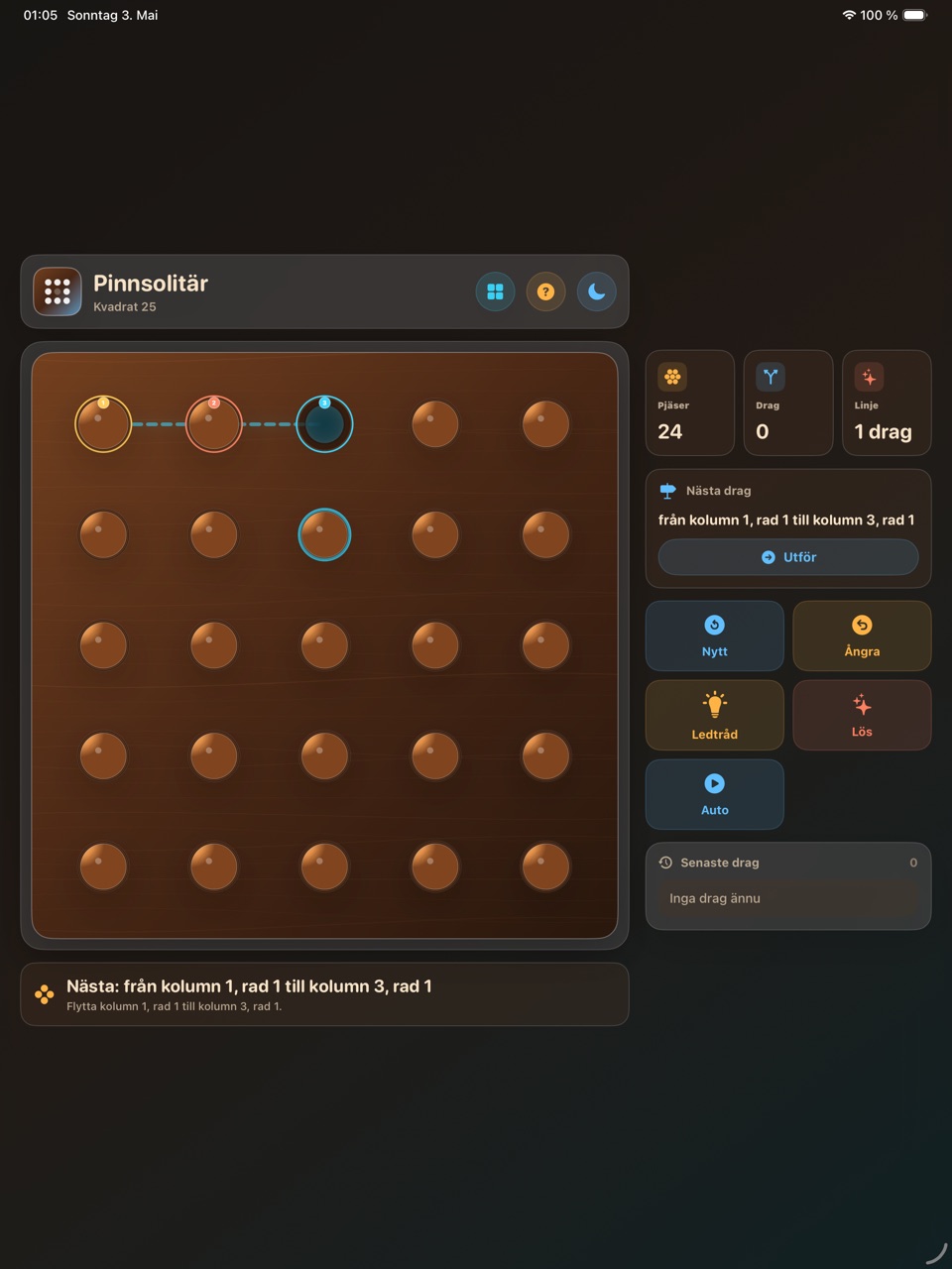 Wood Peg Solitaire ipados App Store screenshot 7