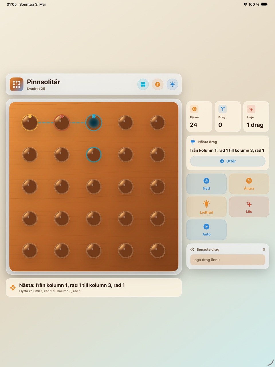 Wood Peg Solitaire ipados App Store screenshot 8
