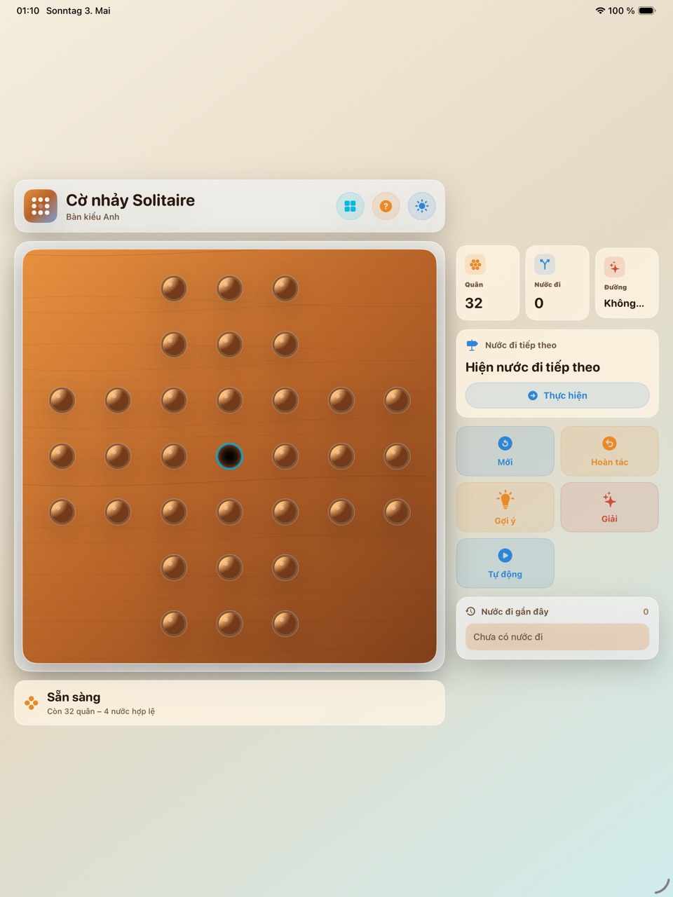 Wood Peg Solitaire ipados App Store screenshot 2