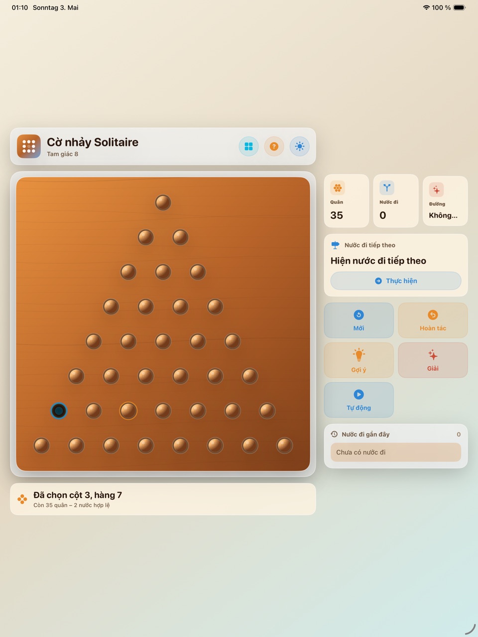 Wood Peg Solitaire ipados App Store screenshot 4