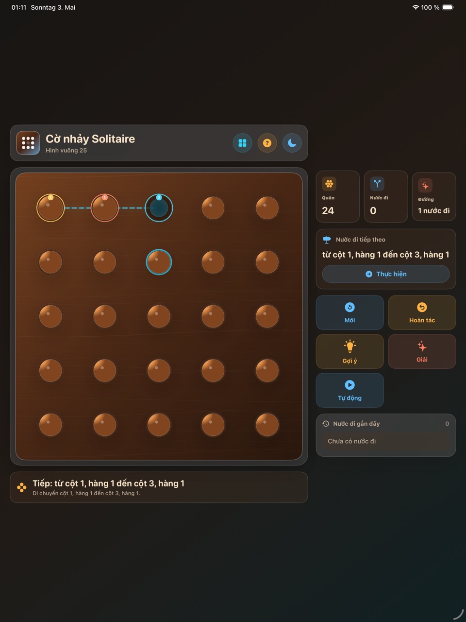 Wood Peg Solitaire ipados App Store screenshot 7