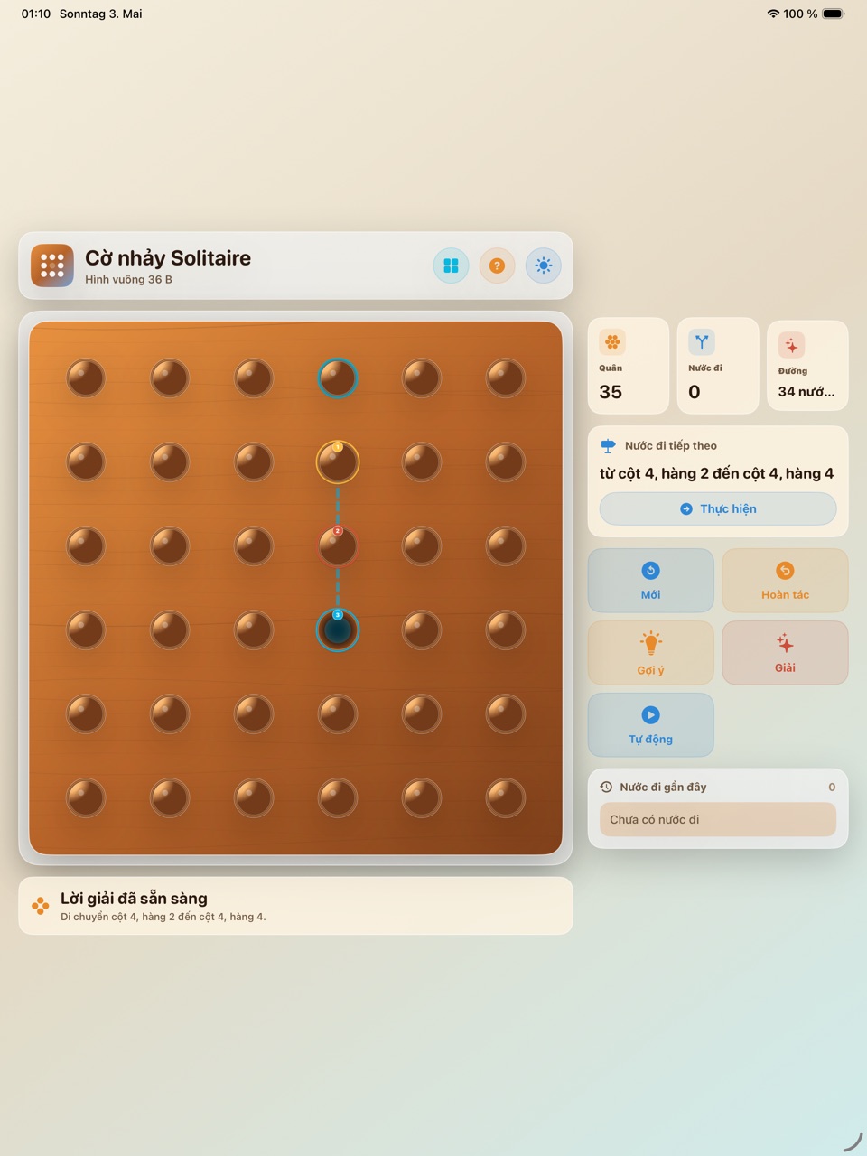 Wood Peg Solitaire ipados App Store screenshot 10