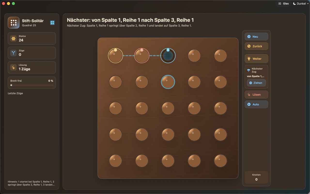 Wood Peg Solitaire macos App Store screenshot 7