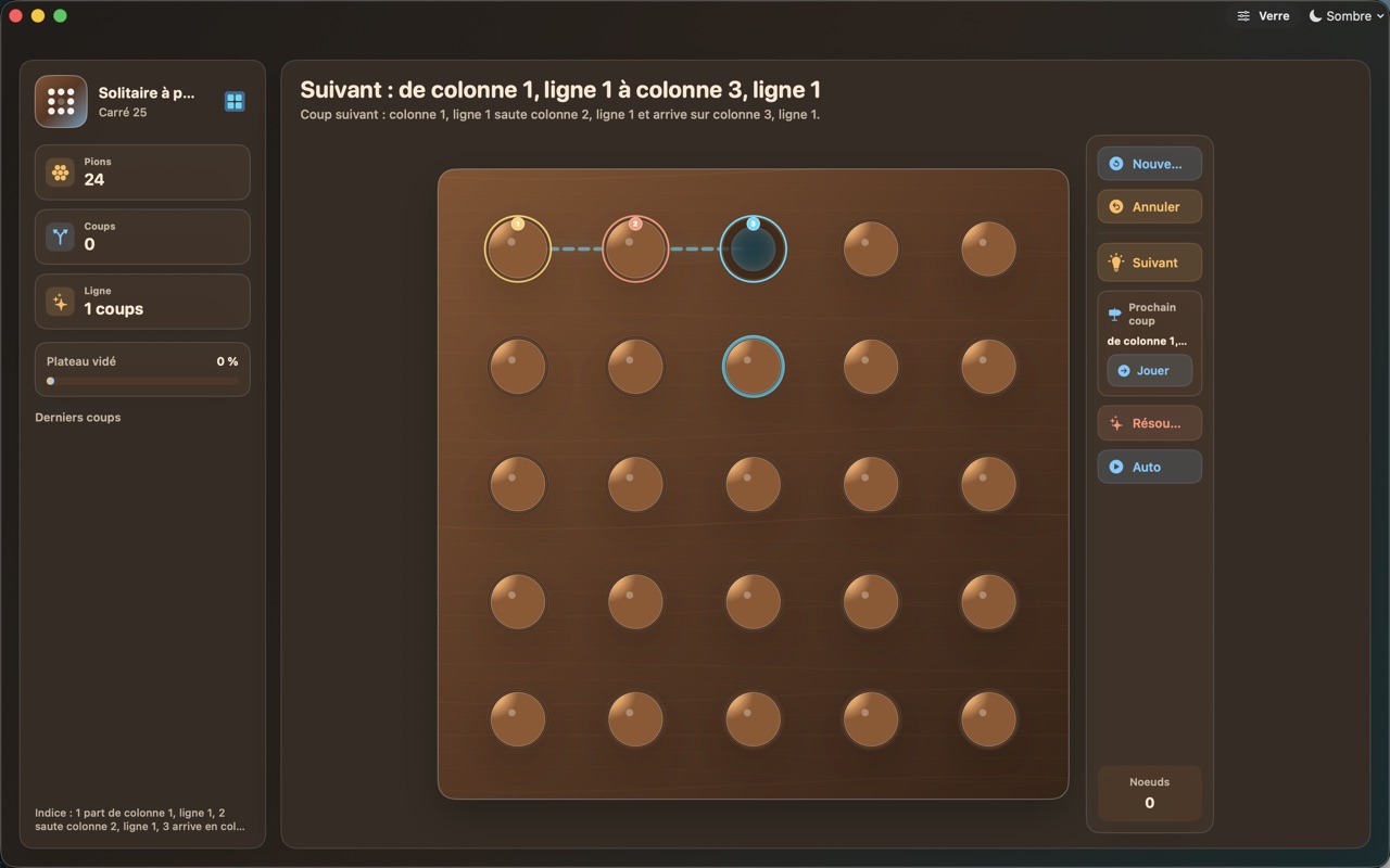 Wood Peg Solitaire macos App Store screenshot 7