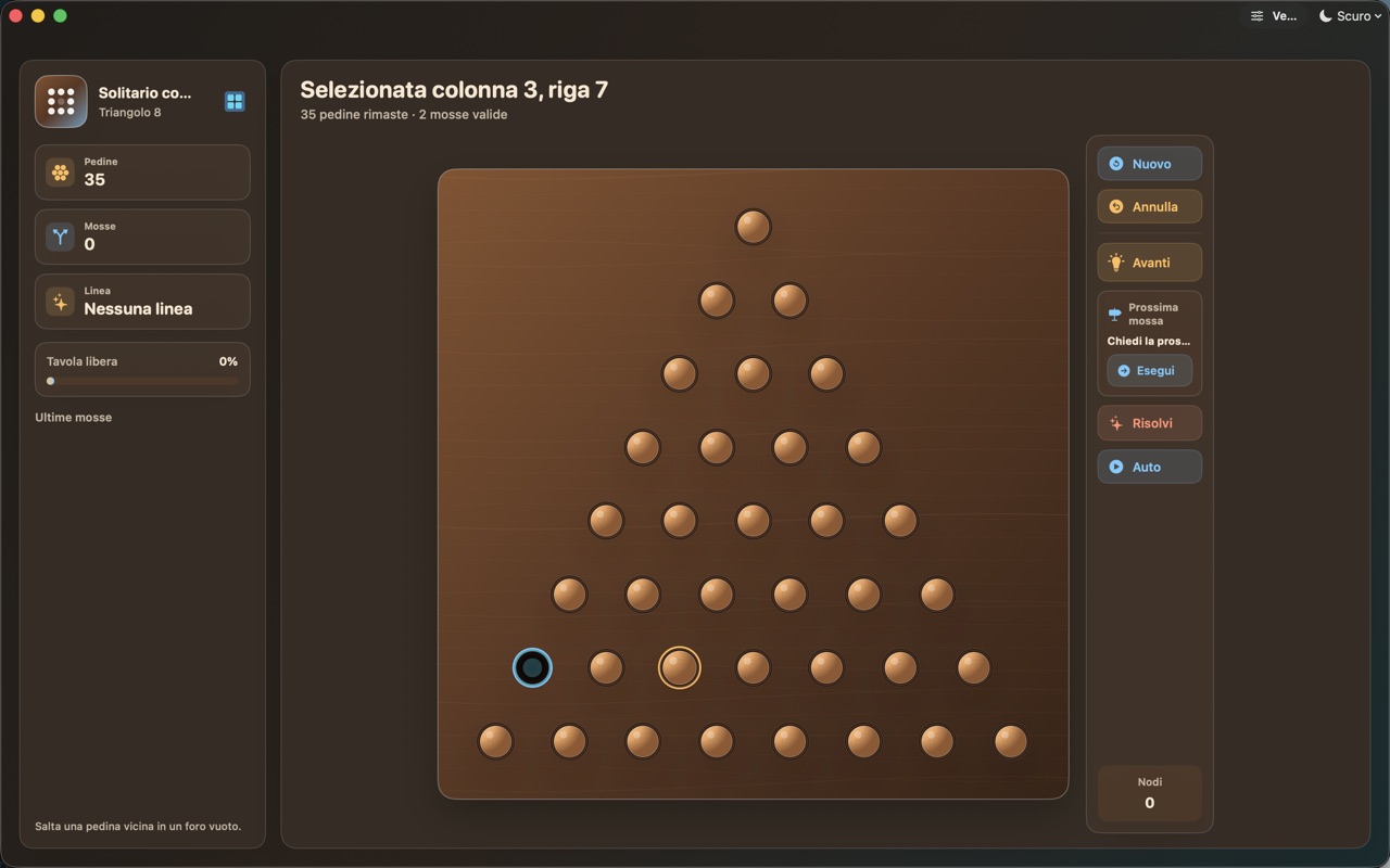 Wood Peg Solitaire macos App Store screenshot 3