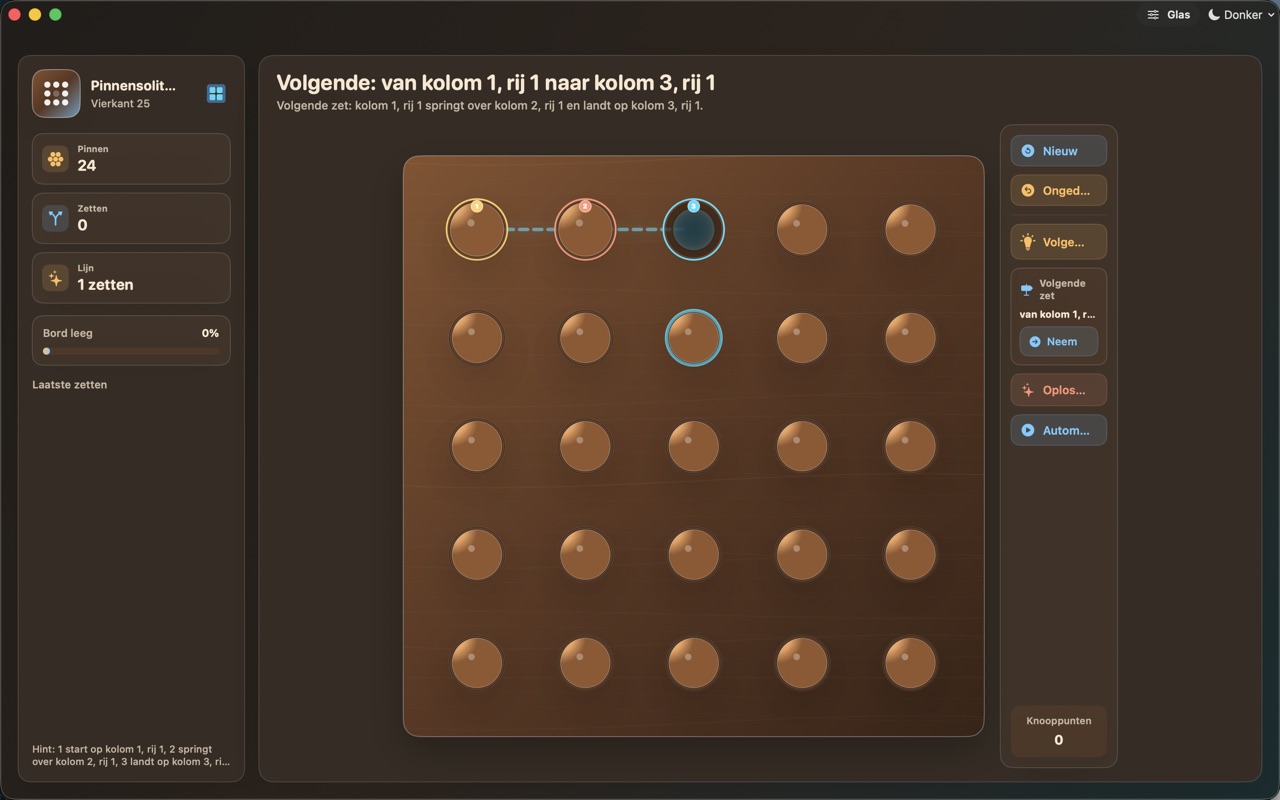 Wood Peg Solitaire macos App Store screenshot 7